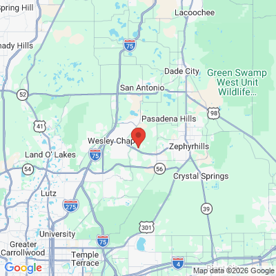 Map to  office in Wesley Chapel, FL