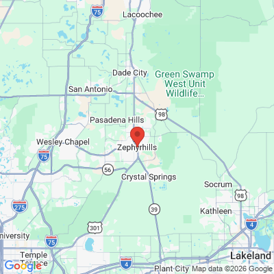 Map to  office in Zephyrhills, FL