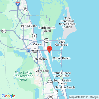 Map to  office in Merritt Island, FL
