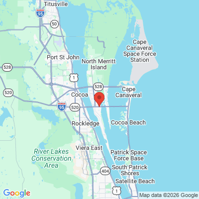 Map to  office in Merritt Island, FL
