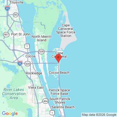 Map to  office in Cocoa Beach, FL