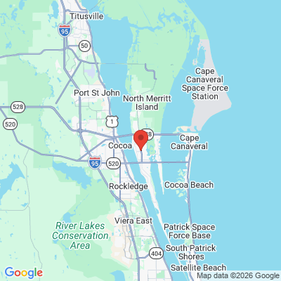 Map to  office in Merritt Island, FL
