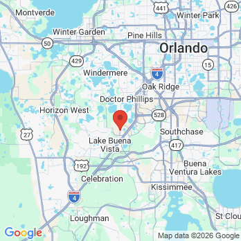 Map to Nuvo Dental office in Orlando, FL
