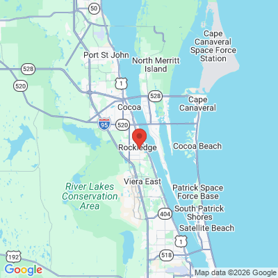 Map to  office in Rockledge, FL