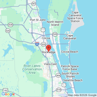 Map to  office in Rockledge, FL