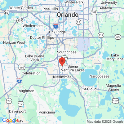 Map to  office in Kissimmee, FL