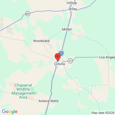 Map to  office in Cotulla, TX