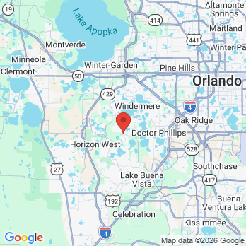 Map to MyFamily Orthodontics - Dr. Lauris Johnson office in Windermere, FL