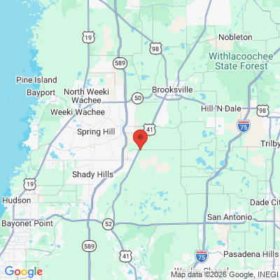 Map to  office in Spring Hill, FL