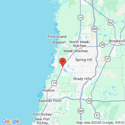 Map to  office in Spring Hill, FL