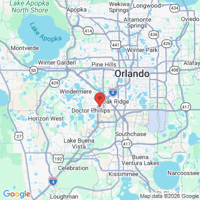 Map to  office in Sand Lake, FL