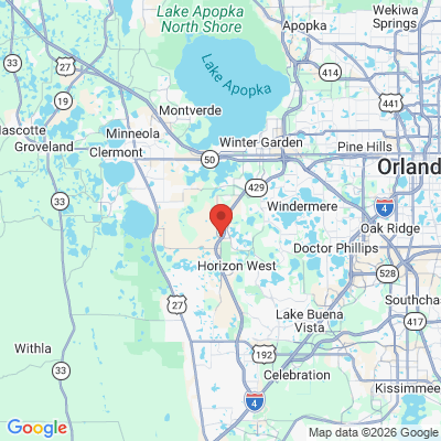 Map to  office in Winter Garden, FL