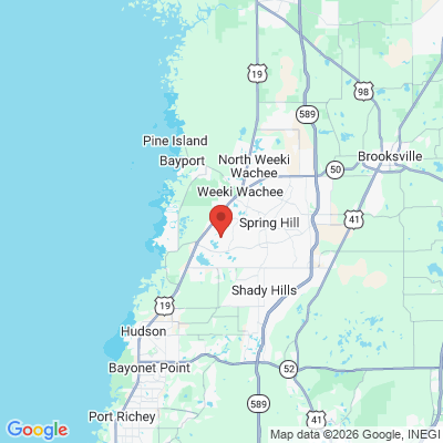 Map to  office in Spring Hill, FL