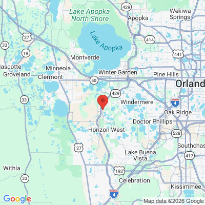 Map to  office in Winter Garden, FL