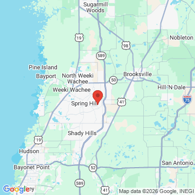 Map to  office in Spring Hill, FL