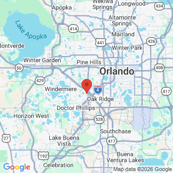 Map to Vineland Modern Dentistry office in Orlando, FL