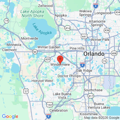 Map to  office in Windermere, FL