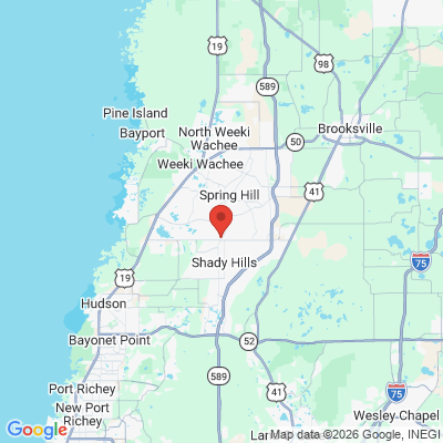 Map to  office in Spring Hill, FL