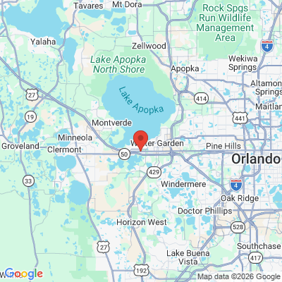Map to  office in Winter Garden, FL