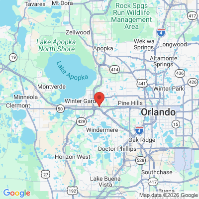 Map to  office in Ocoee, FL