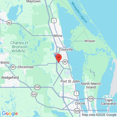 Map to  office in Titusville, FL