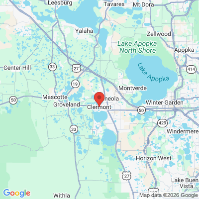Map to  office in Clermont, FL