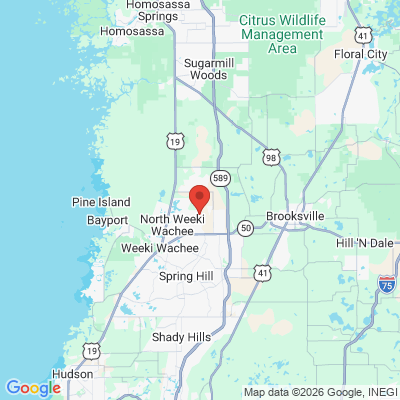 Map to  office in Weeki Wachee, FL