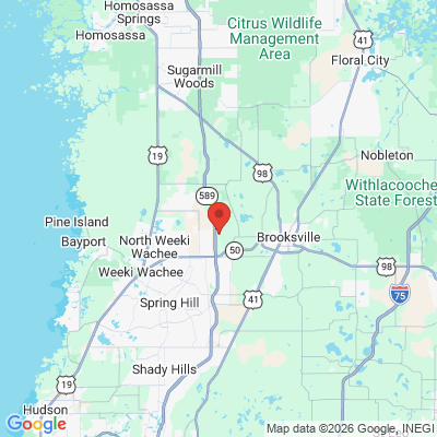 Map to  office in Hernando, FL