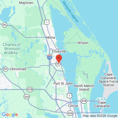 Map to  office in Titusville, FL