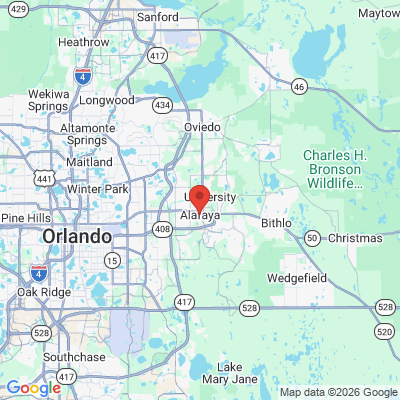 Map to  office in Alafaya, FL