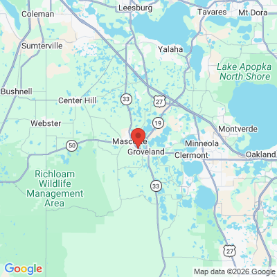 Map to  office in Groveland, FL