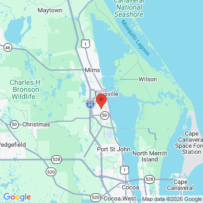 Map to  office in Titusville, FL