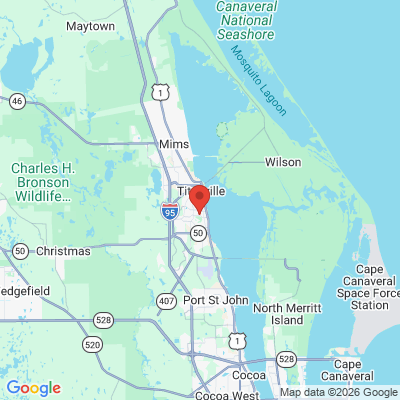 Map to  office in Titusville, FL
