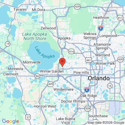 Map to  office in Ocoee, FL