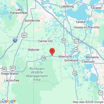 Map to  office in Groveland, FL