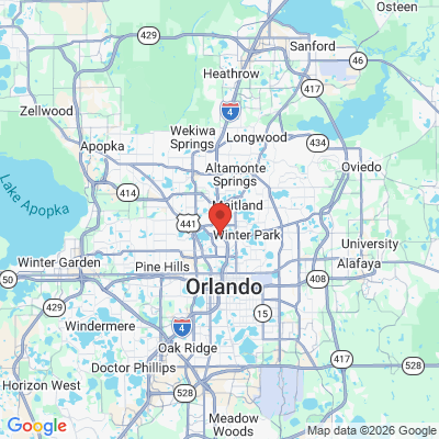 Map to  office in Winter Park, FL