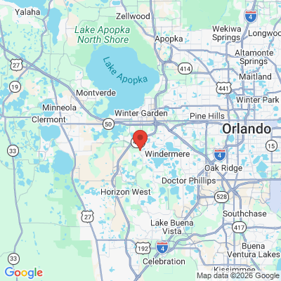 Map to  office in Winter Garden, FL