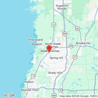 Map to  office in Spring Hill, FL