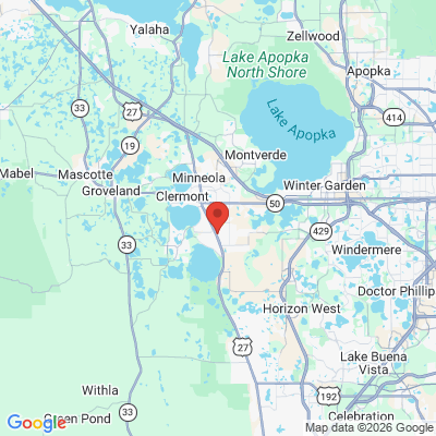 Map to  office in Clermont, FL