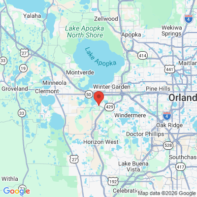 Map to  office in Winter Garden, FL