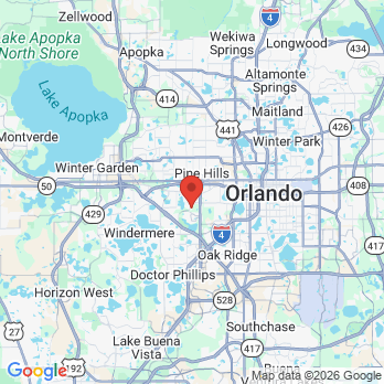 Map to Mosaic Dental Center office in Orlando, FL