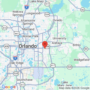Map to Dr. Frederick Palacios  office in Orlando, FL