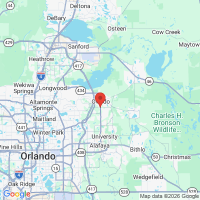 Map to  office in Oviedo, FL