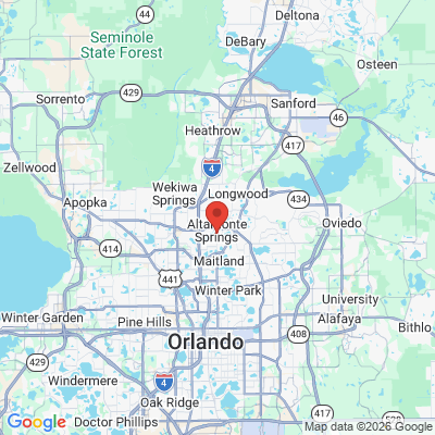 Map to  office in Altamonte Springs, FL
