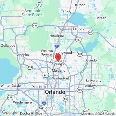 Map to  office in Altamonte Springs, FL