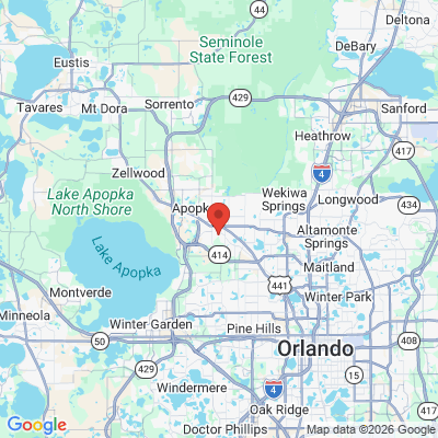 Map to  office in Apopka, FL