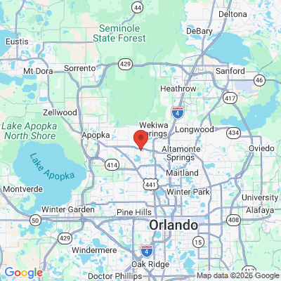 Map to  office in Forest, FL