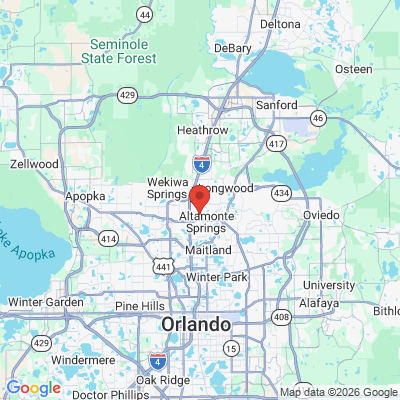 Map to  office in Altamonte Springs, FL