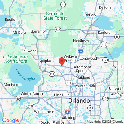 Map to  office in Apopka, FL