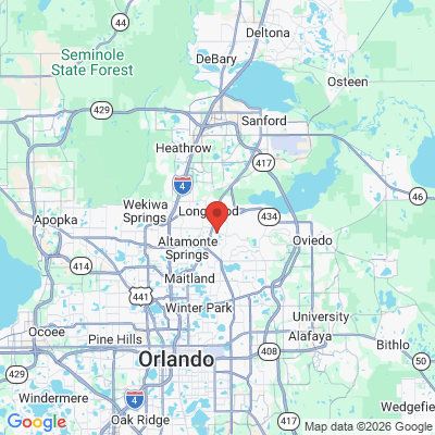 Map to  office in Casselberry, FL